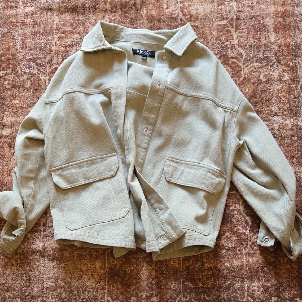 Women's Green Utility Jacket